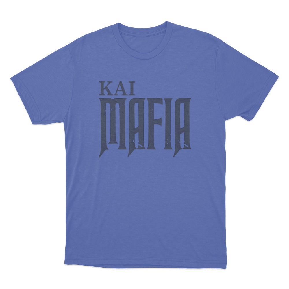 Kai Mafia Unisex T Shirt Blue Kai Mafia Unisex T Shirt Blue