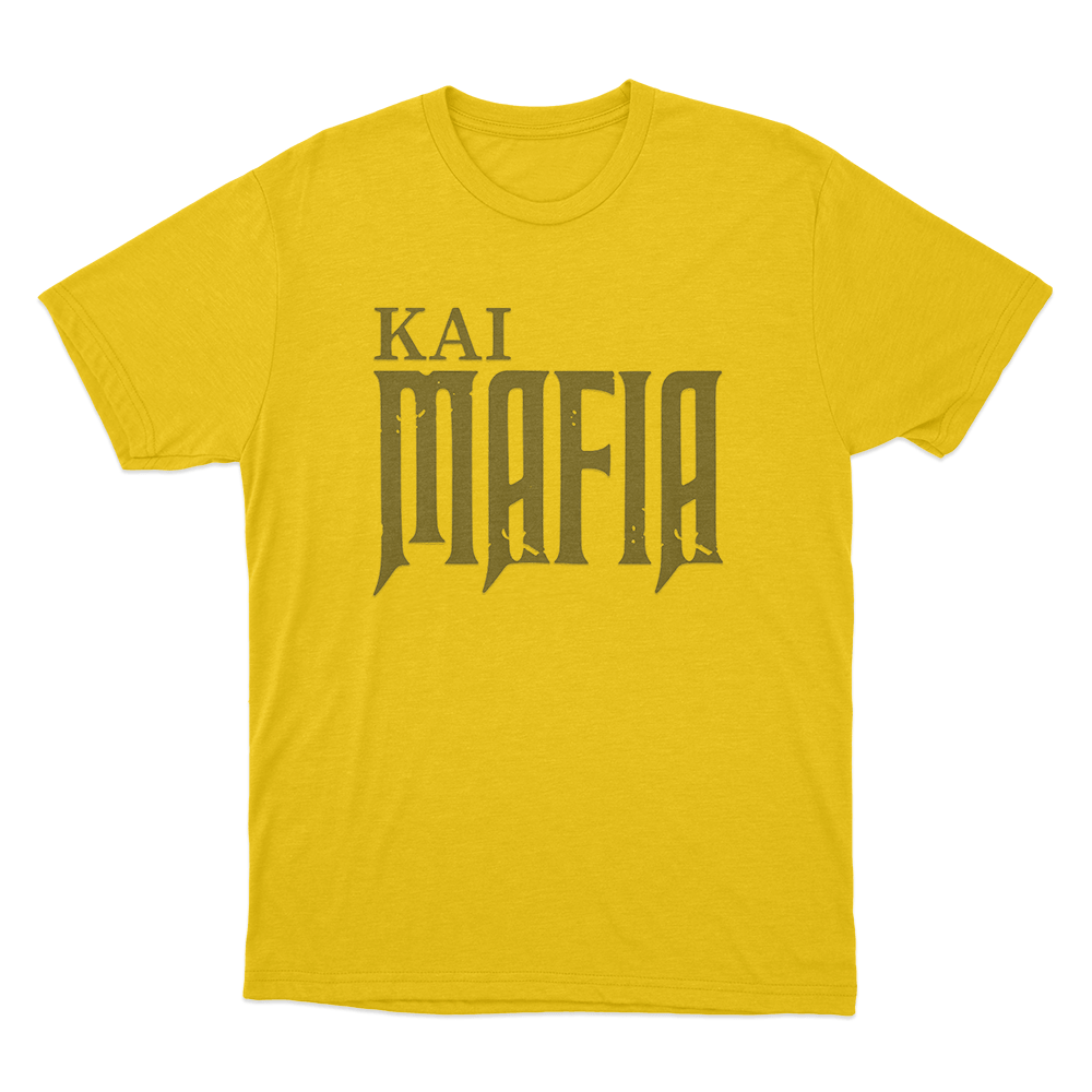 Kai Mafia Unisex T Shirt Yellow Kai Mafia Unisex T Shirt Yellow