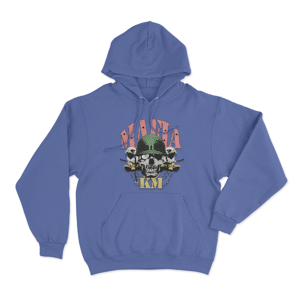 Mafia KM Unisex Hoodie Blue Mafia KM Unisex Hoodie Blue